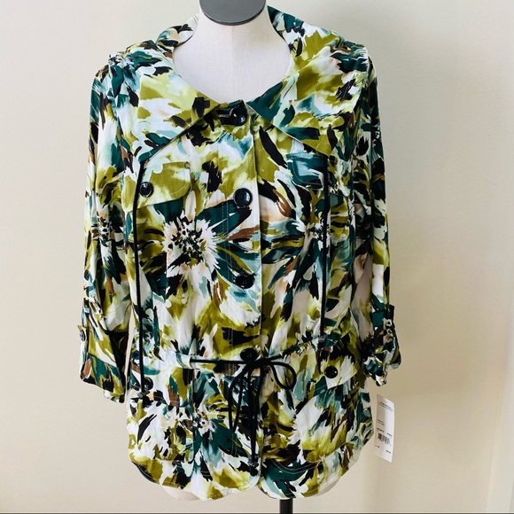 Elementz Jackets & Blazers - NWT Elementz Woman Abstract Jacket Sz 2X